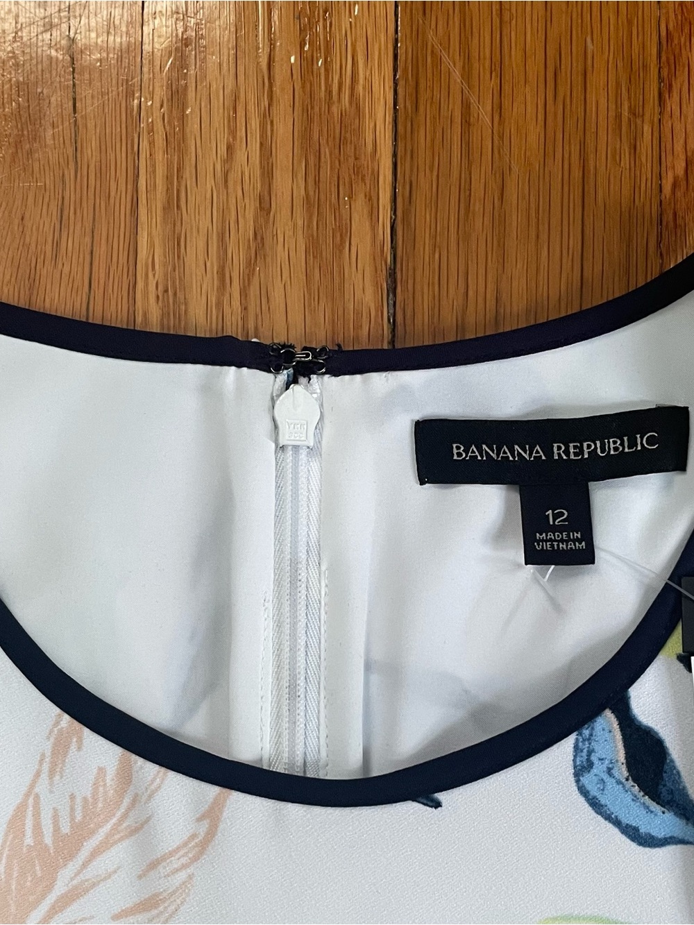 NWT Banana Republic Sleeveless Midi Flared Dress Floral Print Women’s Size 12 - Picture 7 of 12